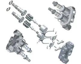 Гидронасос  hitachi hpv091, hpv102, hpv116, hpv118, hpv125, hpv145.