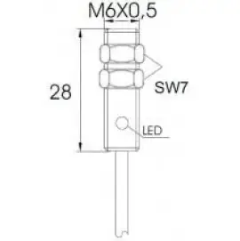 Индуктивный датчик MB626PFA Selet